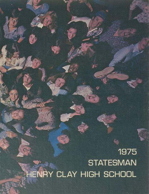 1975 yearbook from Henry Clay High School from Lexington, Kentucky