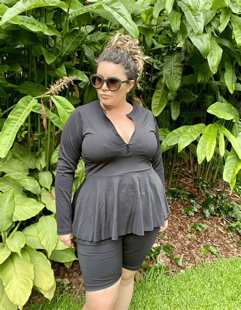 Black Chlorine Proof Women’s Bike Length Plus Size Swim Shorts - MANTIS ...