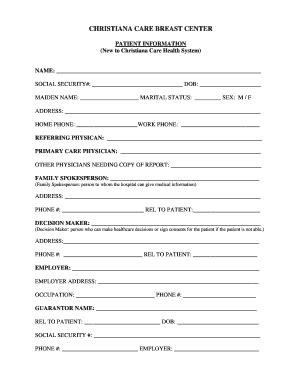 New Patient Information Form Mental Health - Fill and Sign Printable ...