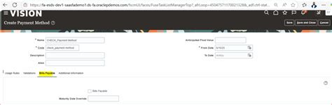 Image result for Payment Method Oracle Fusion Financials