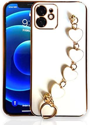 TEEKAOO Crush Series TPU with Attached Love Heart Chain Bracelet Chrome ...