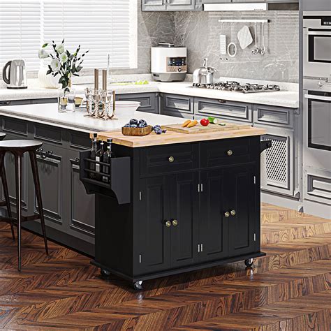 Lark Manor Kitchen Island On Wheels - Wayfair Canada