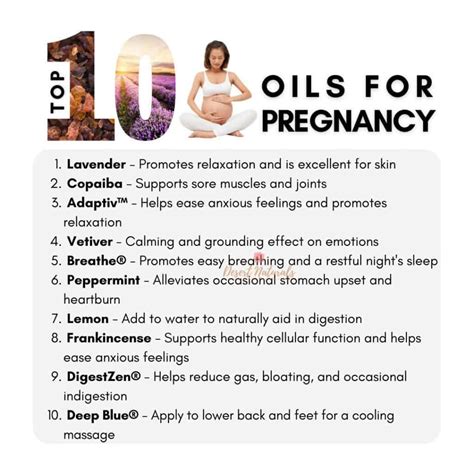 Safe Essential Oils for Pregnancy - Desert Naturals - Essential Oils ...
