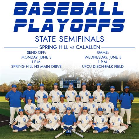 Spring Hill Baseball - State Semifinals | Spring Hill Independent ...
