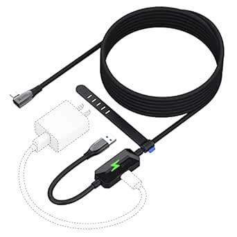 AMVR Upgraded Link Cable 16FT for Oculus Quest 2, with Separate ...