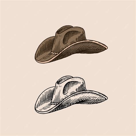 Cowboy Hat Pencil Drawing