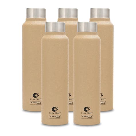 Clay Craft Vacbott TETRA Single Walled Non Insulated Water Bottle-500ml ...