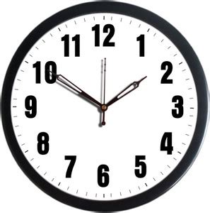 Tick Tock Clock Analog 26 cm X 26 cm Wall Clock Price in India - Buy ...