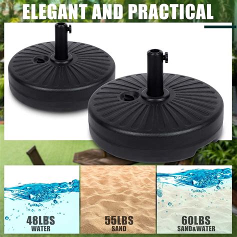 Kacctyen 2 Pcs 120lb Umbrella Stands Patio Market Umbrella India | Ubuy