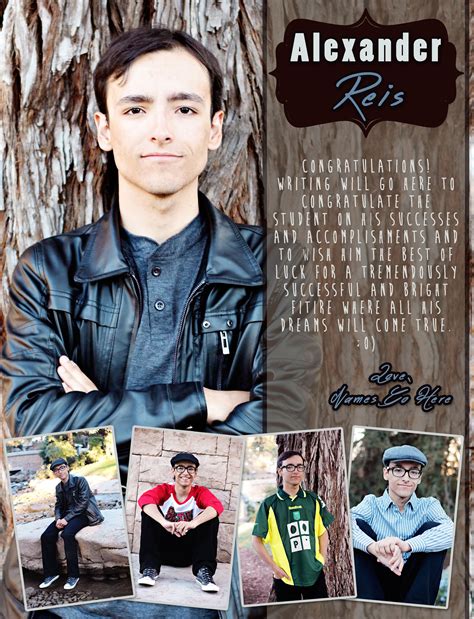 Senior Recognition Ad designed by Gustine High School Yearbook Senior ...