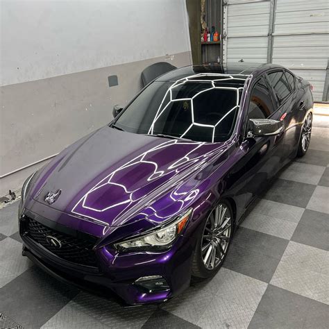 Best Ravoony Gloss Midnight Purple Car Vinyl Wrap - midnight purple ...