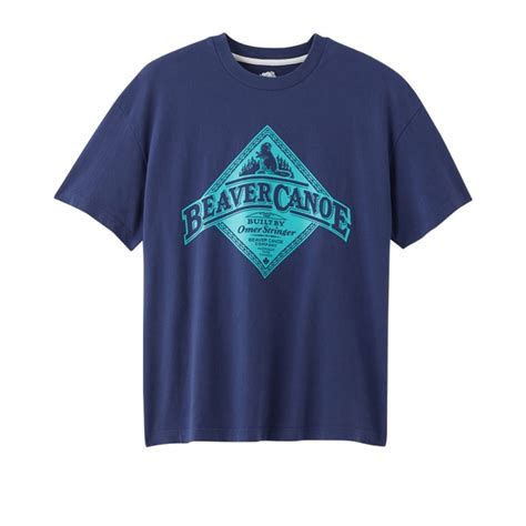 BEAVER CANOE RELAXED T-SHIRTRoots 男裝- 海狸獨木舟系列 有機棉短袖T恤