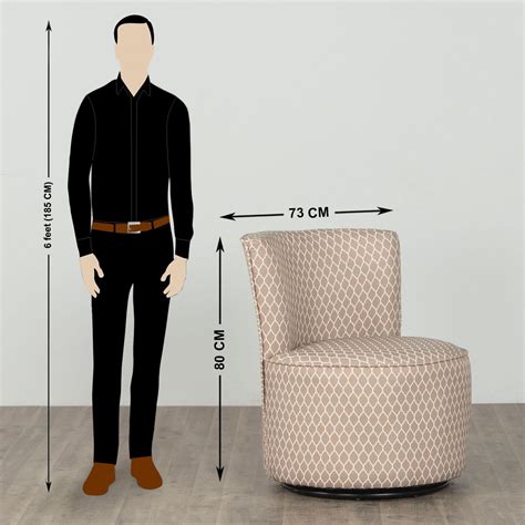 Buy Noa Rotating Chair - Beige from Home Centre at just INR 18600.0