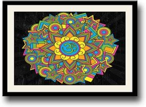 Colourful Om design Fine Art Print - Pop Art posters in India - Buy art ...