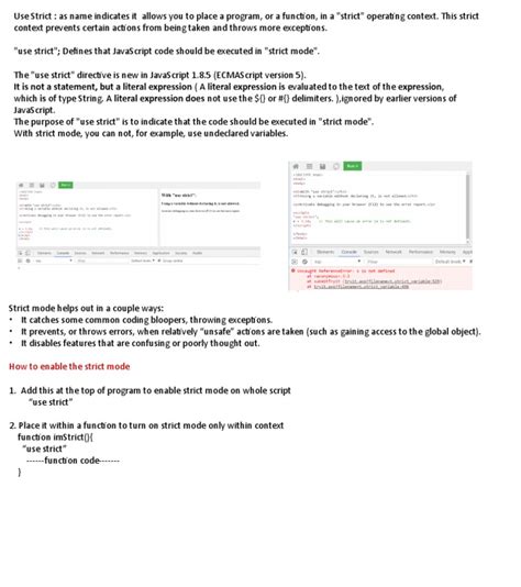 Image result for Function 'Use Strict
