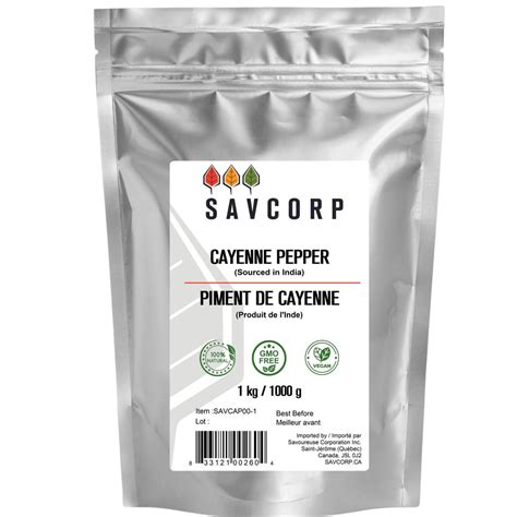 Ground cayenne pepper | Savcorp - Herbes et Épices Biologiques