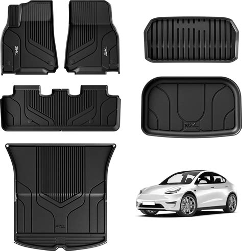 Amazon.com: KOTVTM Floor Mats for Tesla Model Y Floor Mats Custom Fit ...