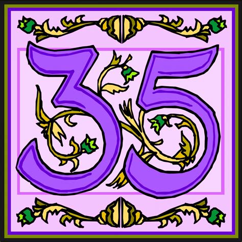 MAGJUCHE Gold 35th Birthday Numeral Candle, Number 35 Cake Topper ...