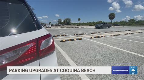 Visitors welcome parking lot upgrades at Coquina Beach | wtsp.com