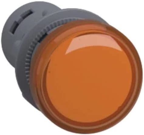 Schneider Electric XA2EVM5LC Medium XA2 Pilot Light,220v AC,Yellow ...