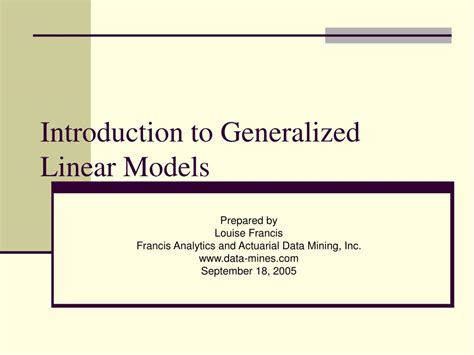 Generalized Linear Regression Models 的图像结果