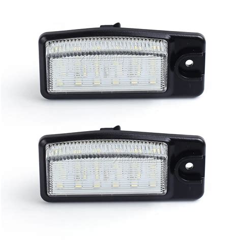 2Pcs LED License Number Plate Light Lamps For Nissan Altima L32 Rogue ...