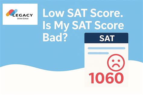 Low SAT Score. Is My SAT Score Bad?