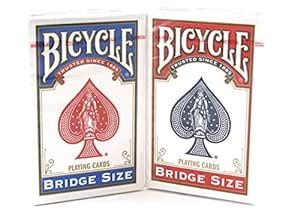 Bicycle Bridge Standard Index Playing Cards 1 Red Deck And 1 Blue Deck ...