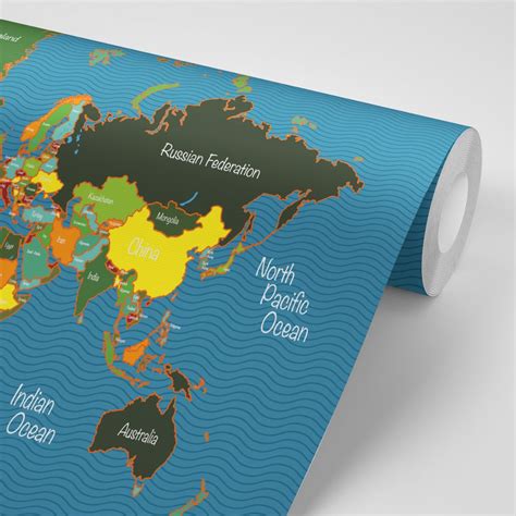 Wallpaper stylish map | Dovido.com