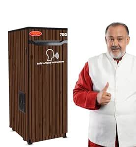 NAVSUKH Brilliance Flour Mill with 7KG Hopper Capacity with Built in ...