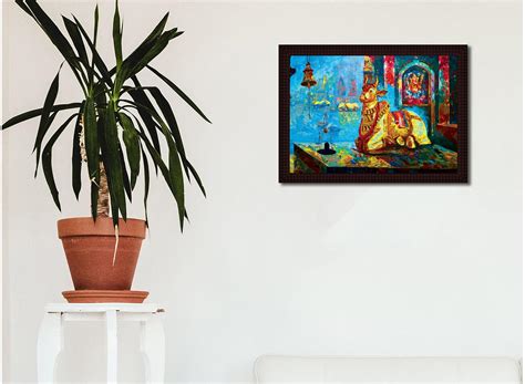 Tamatina Framed Canvas Painting|Frame Size-15.5 X 11.5 inches (40X30 ...