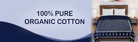 C&G INDIA Organic Pure Cotton Jaipuri Rajai Ac Quilt