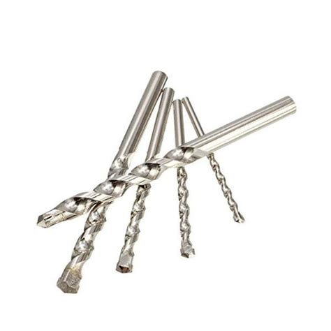 Generic: 5Pcs Masonry Drill Bit Set for Concrete and Brick Wall Drilli