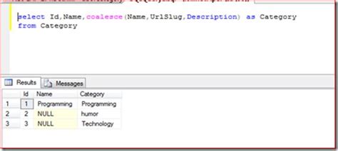 Image result for Coalesce Function in SQL Server