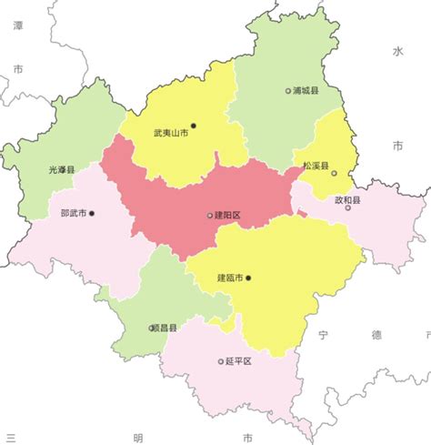 南平地图图片,闽北,延平区_大山谷图库