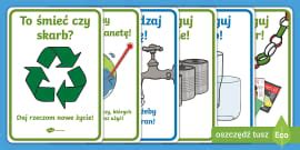 Dzień Ziemi | Plakaty z cytatami | Gazetka ścienna