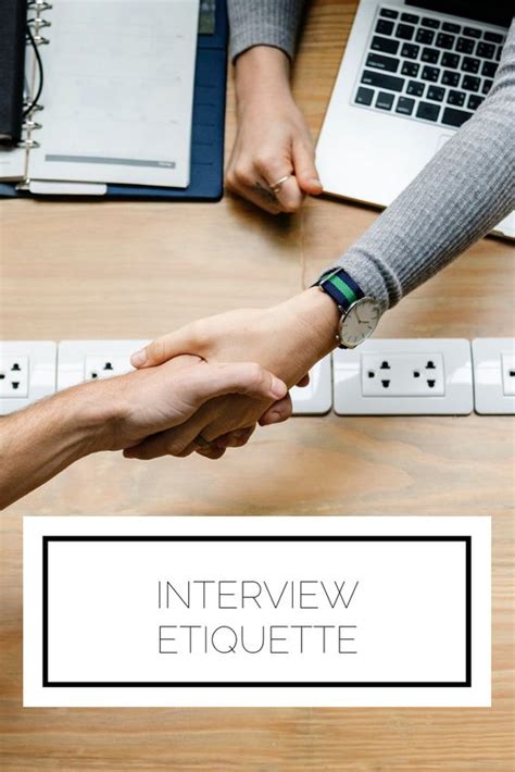Interview Etiquette 的图像结果