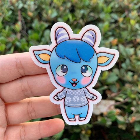 Sherb Animal Crossing Vinyl Sticker / New Horizons / ACNH / Waterproof ...