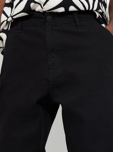 Buy URB_N Men Relaxed Fit Solid Carpenter Trousers Online at just Rs ...