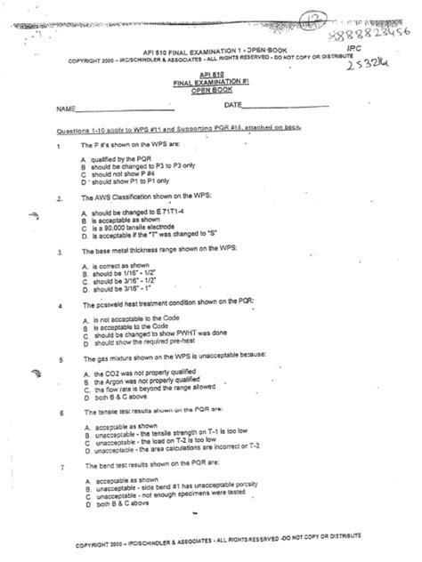 Image result for API 510 Exam Notes