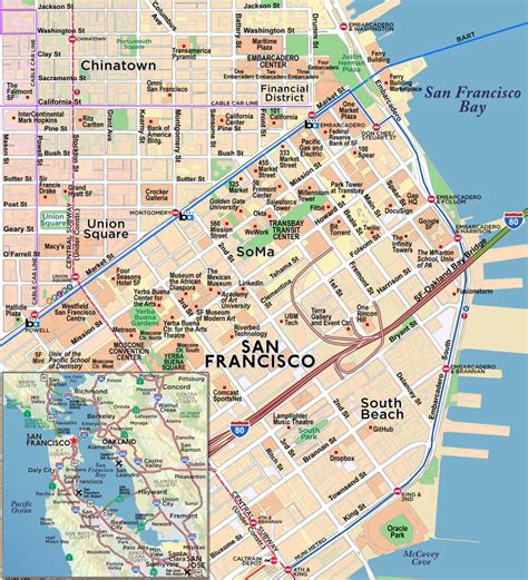 Map Of Downtown San Francisco