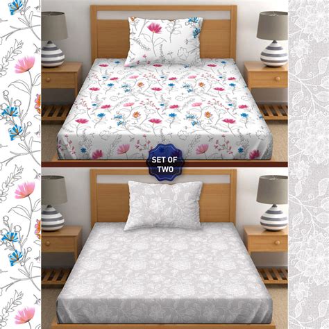 Buy Best Quality Bed Sheets Online | Single Bed Sheet | Bellacasa ...