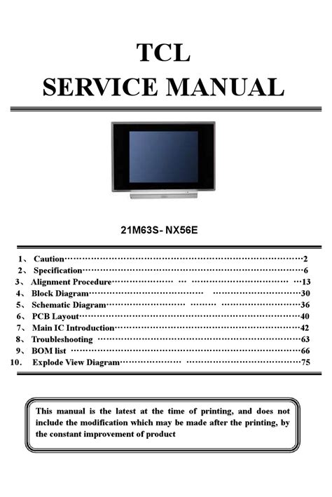 TCL TV Manual 的图像结果
