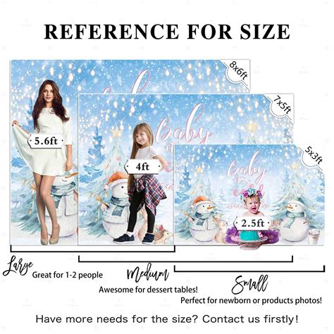 Buy Allenjoy 7x5ft Baby It's Cold Outside Backdrop Winter Wonderland ...