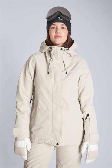 Aura Ski Jacket Lt Beige - Women's - Strobe