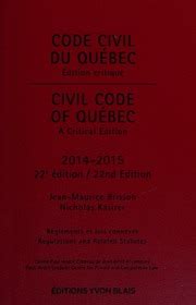 Image result for Code Civil Du Quebec