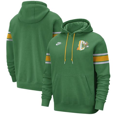 Men's Nike Green Oregon Ducks Alternate Pack Pullover Hoodie
