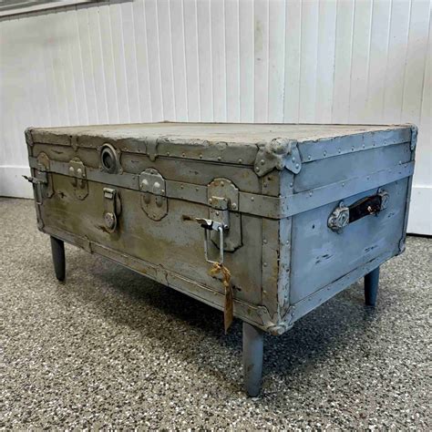 Antique Trunk Coffee Table - Historic House Salvage
