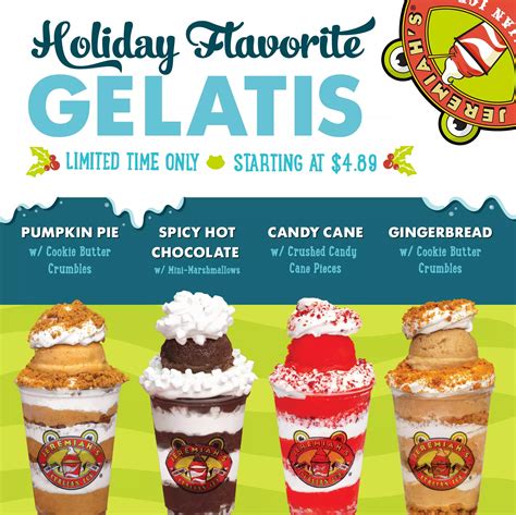 Jeremiah's Italian Ice launches four new holiday flavors in Orlando ...