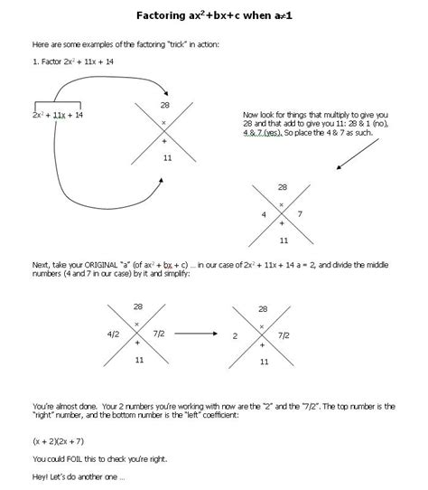 Image result for Factor Equations Tricks